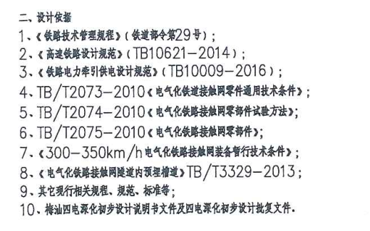 高鐵哈芬槽5234設(shè)計依據(jù)