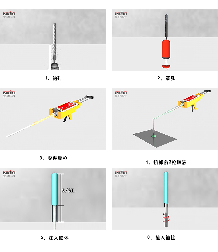 您還可以聯(lián)系曼卡特索取3D植筋施工視頻，兩分鐘學(xué)會(huì)植筋技術(shù)！